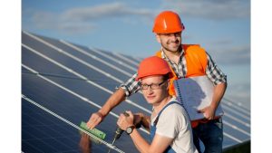 Manutenção de painéis solares