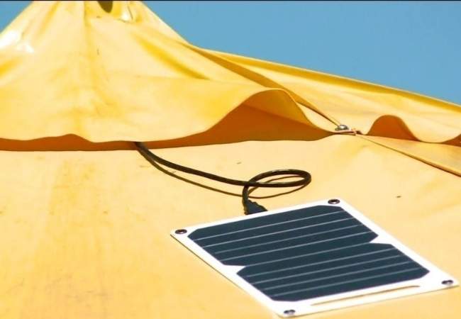 Energia solar nas praias de Maceió, no Brasil