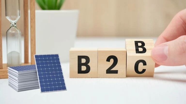 Existe diferença entre B2B e B2C na hora de vender energia solar?