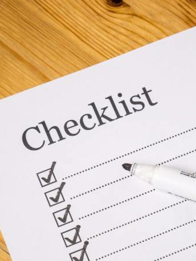 Checklist de vendas