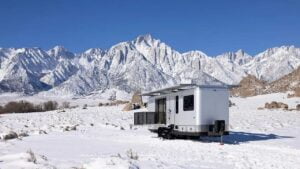 Foto conceito do Trailer elétrico movido à energia solar - Reprodução Living Vehicle