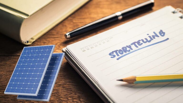 Como utilizar o storytelling para apresentar depoimentos de clientes satisfeitos em energia solar?
