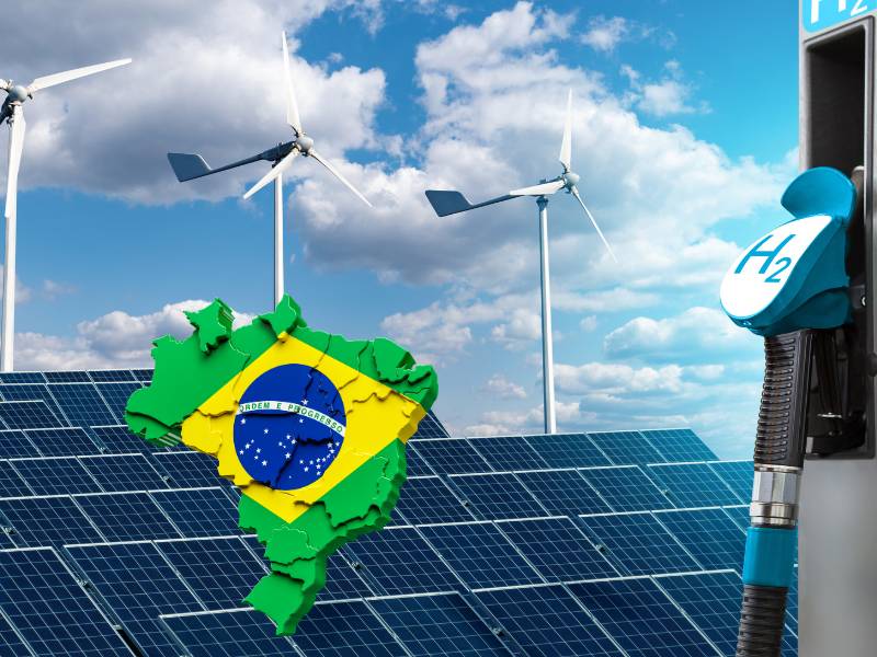 Mercado de energia limpa Brasileiro.