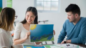 Como a escala de valores do cliente pode influenciar vendas de energia solar.