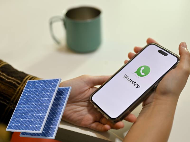 Técnicas de vendas pelo WhatsApp para integradores de energia solar.