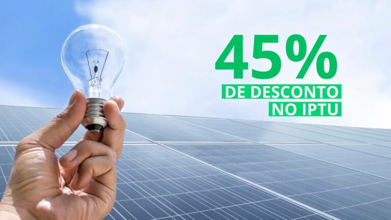 Energia Solar pode gerar até 45% de desconto no IPTU em município Paulista!