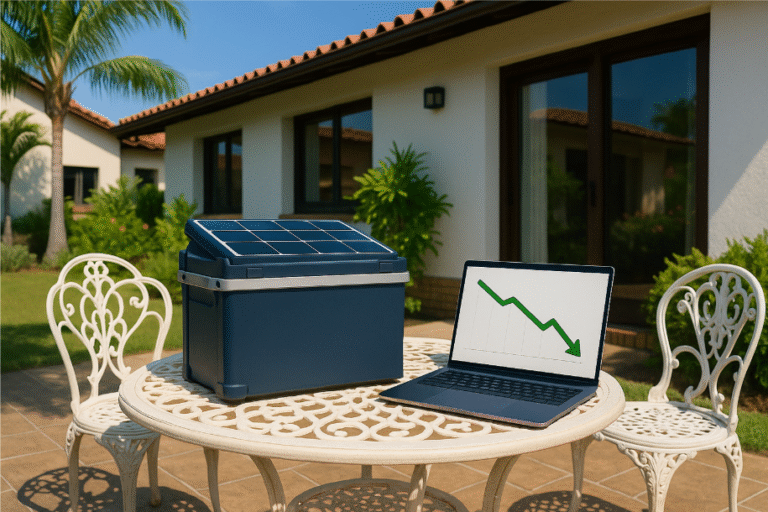 Baterias para energia solar ficam até 25% mais baratas em um ano e devem seguir em queda, aponta Solfácil